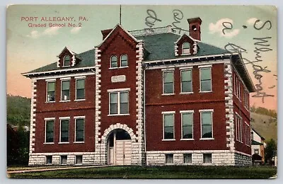 McKean County Grade School No. 2 Pot Allegany Pennsylvania PA Postcard • $6.99