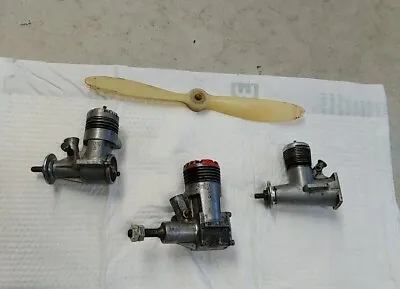 Vintage Model Airplane Engines 3 Of Them  • $15