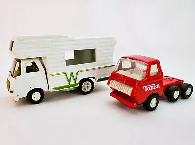 Vintage Tonka Toy Mixed Lot Tonka Mini Winnie Winnebago & Cab Over Truck • $5