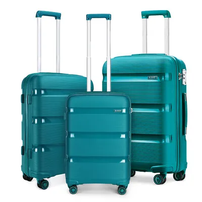 20/24/28Inch Hard Shell Polypropylene Suitcase Cabin Hand Luggage Travel Case  • £42.79