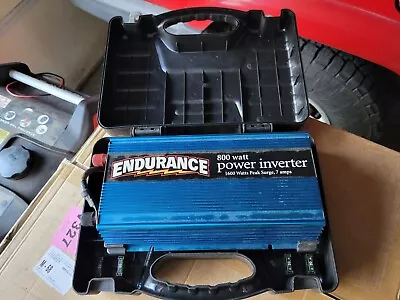 Endurance 800 Watt Power Inverter In Carry Case With Extra Fuses • $25