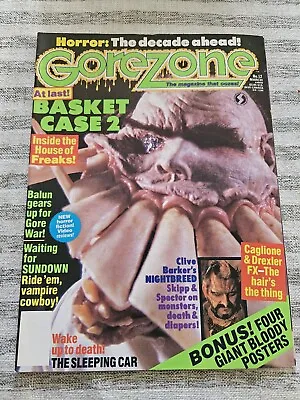 $12.99 • Buy Gorezone #12 Magazine Clive Barker, Basket Case 2