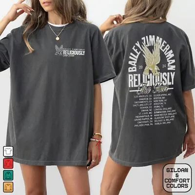 Both Side 2024 Country Music Bailey Zimmerman Fan Gift Shirt • $55.53