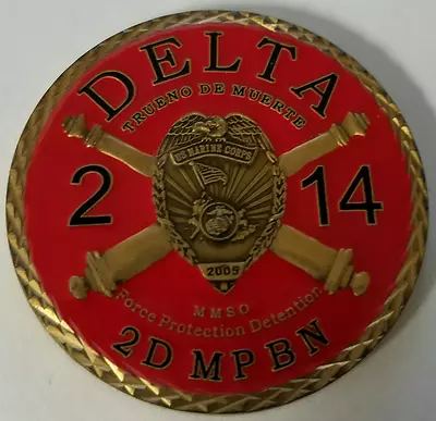 USMC Marine Corps Delta 2D MPBN 2nd Division Military Police Battalion Iraq • $49.99