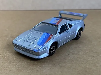 Mc Toy BMW M1 Race Car 1:58 Scale 1980's Die Cast Silver Rare VGC. • £10