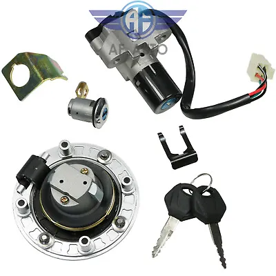 For 2001-2012 Suzuki GS500 Ignition Switch Lock & Fuel Gas Cap Key Set • $34.99