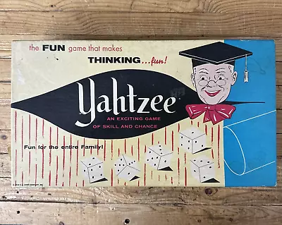 Vintage Yahtzee Game - 1960's - E.S. Lowe Co. • $12.95