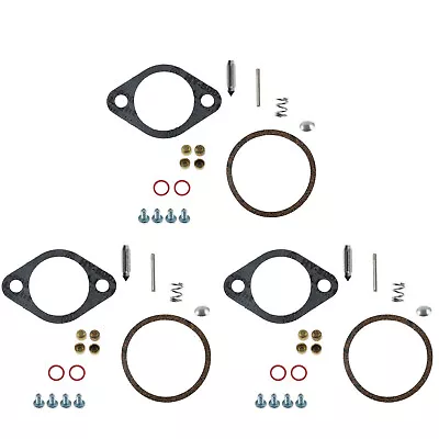 3 X Carburetor Rebuild Kit Repair For 809735A1 Mercury Force 90 95 HP Outboard • $25.32