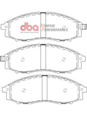 DBA Xtreme Performance Brake Pads Fits Nissan Navara 2.5 D22 DCi 4WD (DB1439XP) • $155.90