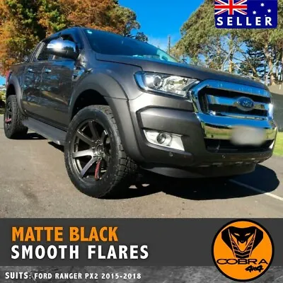 Fender Flares Fits Ford Ranger Px2 Mk2 2015 - 2018 Kit Matte Black Guard  • $335