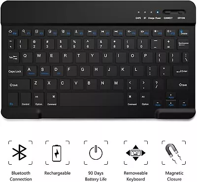 Keyboard Case For IPad 10.9  Pen Holder Auto Wake-Sleep Bluetooth Keyboard • £30