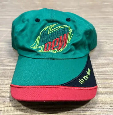 Vintage Mountain Dew Baseball Hat Cap Adjustable Strapback • $15.99