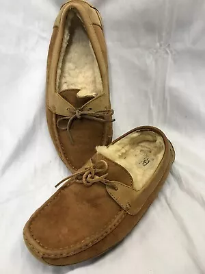 Ugg Men's Byron Suede Wool Slip On Moc. Loafer Slipper Size 11 • $52.59