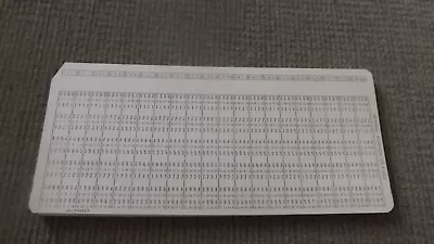 Lot Of 24 Vintage   Punch Cards Unpunched DD-733727 General Purpose-20 Field • $7.99