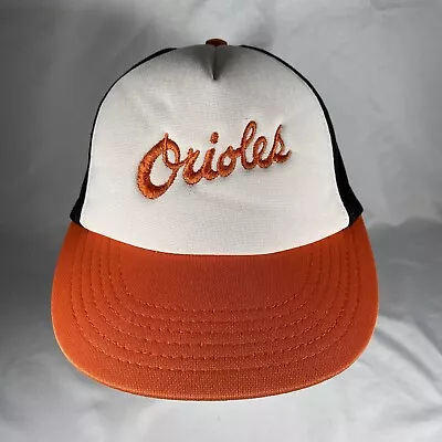 Vintage Baltimore Orioles Snapback Hat Cap Baby Ruth Butterfinger Baseball • $17.97