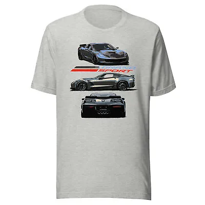 2017 Corvette C7 Grand Sport Vette Drivers Custom Art T-shirt • $33.41