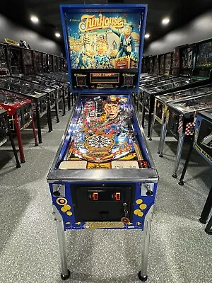 Funhouse Williams 1990 LEDS Free Shipping Orange County Pinballs • $8999