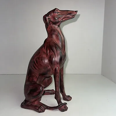 Vintage Wooden Greyhound Figurine / Greyhound Dog Statue • $135
