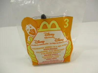 NEW - McDonald's Happy Meal Toy POCAHONTAS # 3 W/ Base 1998 - Sealed NOS • $3.27