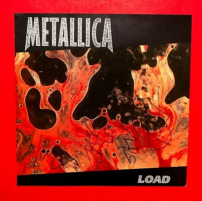Metallica SIGNED ALBUM FLAT - James Lars Jason Kirk - IN PERSON • $1499.99