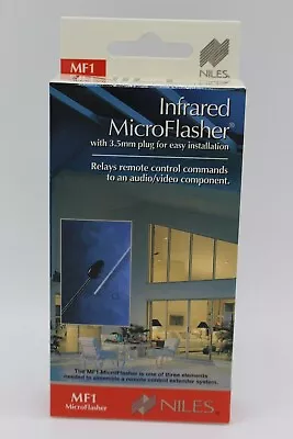 NILES MF1 Infrared Microflasher W/3.5mm Plug Easy Installation Audio Remote #624 • $9.99