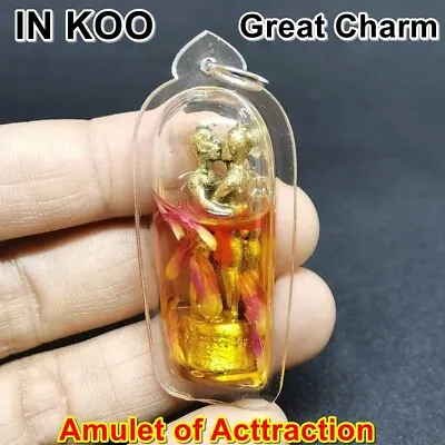 $0.99 • Buy J12 INKOO Thai Amulet Love Attraction Great Charm Power Talisman Necklace Women