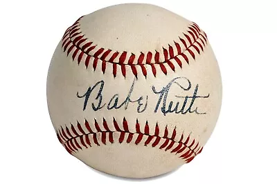 Early 1940's Babe Ruth Single Signed OAL Baseball –  The Hollywood/Altman Ball  • $240000