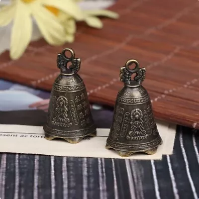 10pcs Parts Antique Bell Alloy Shui Feng Bell Portable Pray Guanyin Bell • $15.53