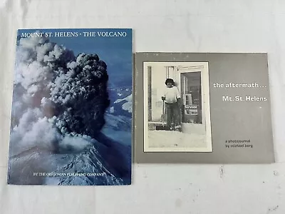 The Aftermath...Mt. St. Helens A Photojournal By Michael Berg 1980 & THE Volcano • $17.95