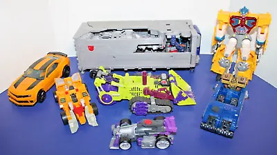 Huge Lot Of 7 Transformers ( Optimas Prime  Bubble Bee & Others ) • $85