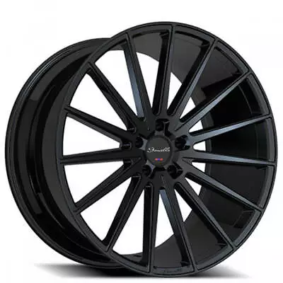 (4) 22  Staggered Gianelle Wheels Verdi Black Rims(B41) • $2800