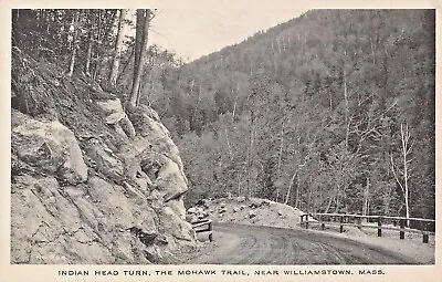 Williamstown Massachusetts~indian Head Turn-mohawk Trl~h L Bemis Photo Postcard  • $7.92