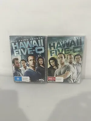 Hawaii Five 5-O  - Season 3 & 4 - DVD TV Series - 13 Discs - VGC Free Postage • $18.50