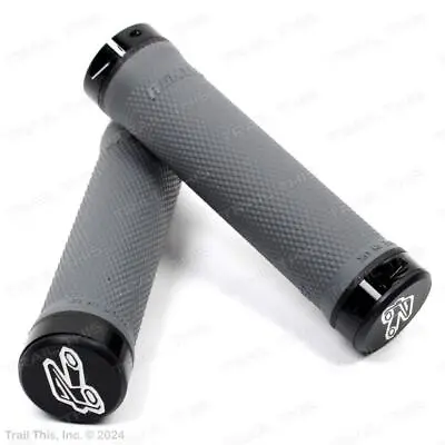 Renthal Grip Tech MTB Bicycle Lock On Grips Durable - Charcoal Gray • $35.70