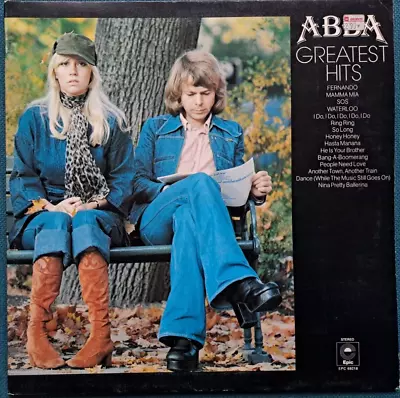 Abba - Greatest Hits - 1975 Uk Epic 12  Vinyl Lp Album Sepc 69218 Vg • £11.99