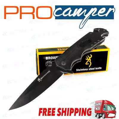 Browning Knife Folding Opening Pocket Knife (Hunting Camping Survival Fishing • $15.95