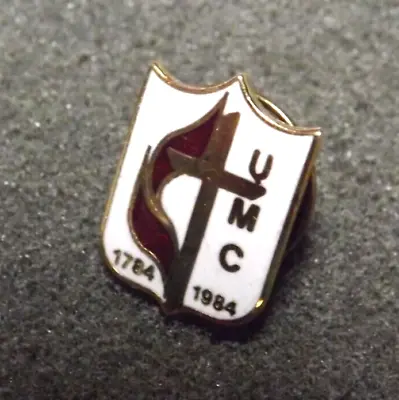 United Methodist Church Logo 1784-1984 Lapel Pin Tie Tack • $1.99