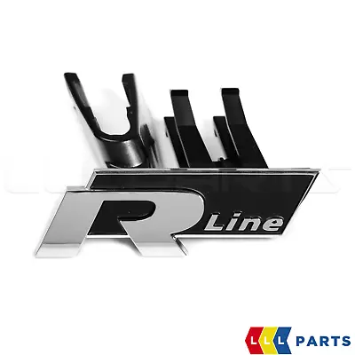 $47.46 • Buy New Genuine Vw Cc 12-16 Chrome Front Grill R-line Badge Emblem 3c8853948b Fxc