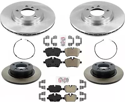 Front & Rear Brake Disc Rotors & Pads Sensors For Mini Countryman S 2011-2015 • $392