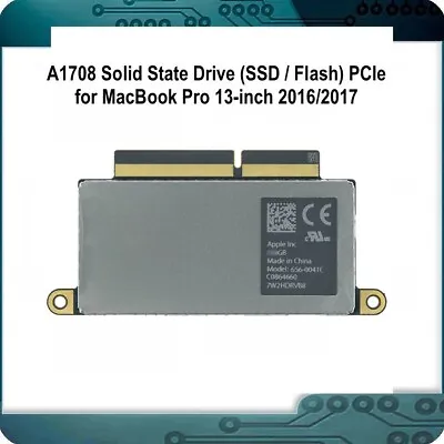 A1708 Solid State Drive (SSD / Flash) PCIe For MacBook Pro 13-inch 2016/2017 • $65