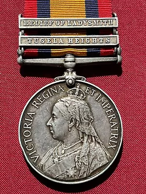 Queen's South Africa Medal With 2 Clasps To 3023 Pte. J. HEWLETT. 2/Dorset Rgt. • £125