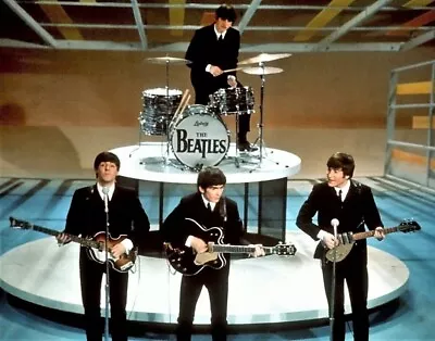 THE BEATLES ED SULLIVAN TV SHOW 11X14 COLOR POSTER John Lennon Paul McCartney • $16.96