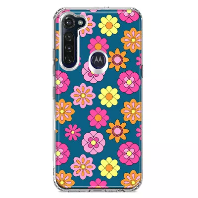 Mundaze Case For Motorola Moto G Stylus 2020 Cover Groovy Pink Daisies • $12.74