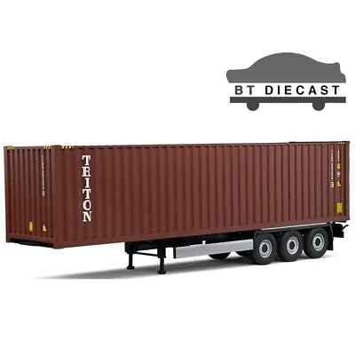 Solido Remorque Porte Container 2021 1/24 Red S2400501 • $69.90