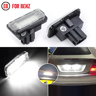 2Pcs Error Free LED Number License Plate Lights For Mercedes-Benz C E CLS Class • $9.50