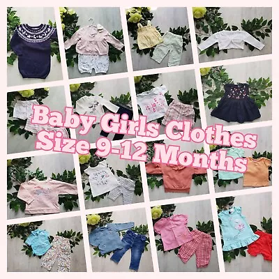 Baby Girl Clothes Build Make Your Own Bundle Job Lot Size 9-12 Months Set Outfit • $2.97