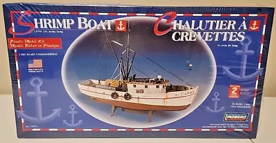 Lindberg Shrimp Boat Kit #77223 1:60 Scale Factory Sealed Dented Box • $69.99