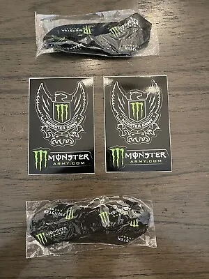 Monster Energy Lanyards (2) And Stickers (2)….. • $19