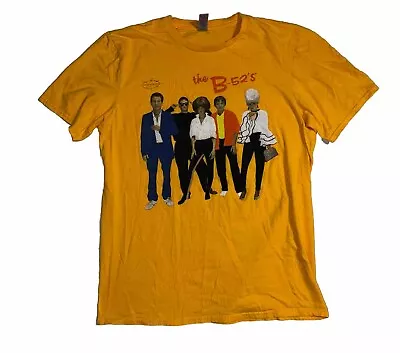 The B-52's 2022 Farewell Tour Yellow Gold Retro New Wave T Shirt Size M FREESHIP • $24.99