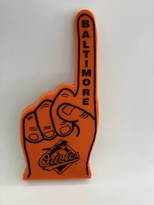 Vintage Baltimore Orioles MLB Champions Orange Foam Finger 19  X 9  • $10